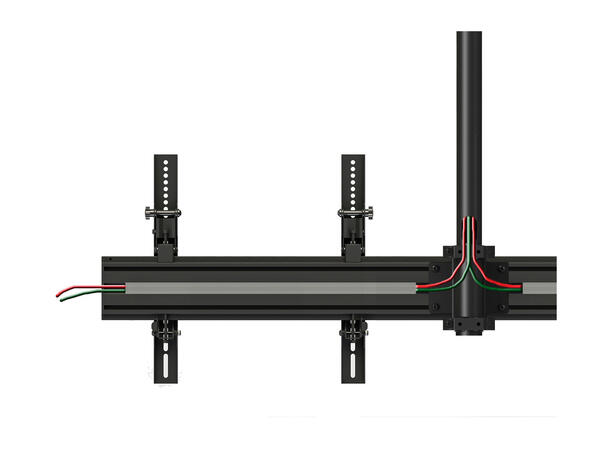 Multibrackets Pro takfeste MBC2X1U 600x400, 100 Kg, 58-155cm, 2 x 40-65" 