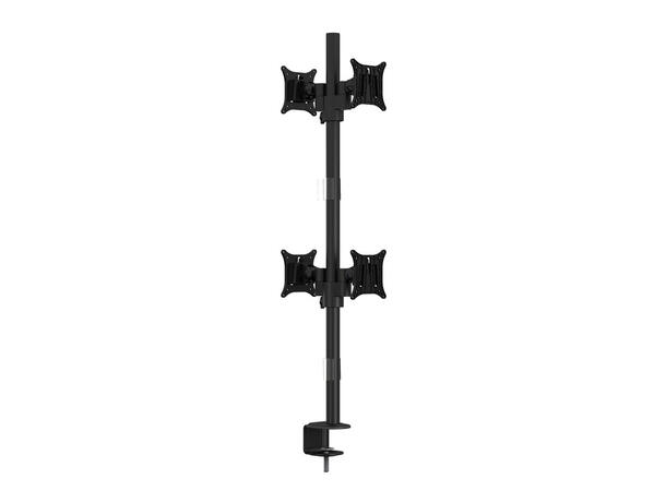 Multibrackets VESA Deskmount Officeline Quad B2B Black 