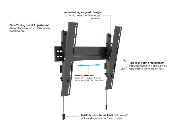 Multibrackets VESA Wallmount Super Slim Fixed 600 MAX 