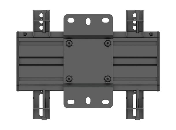 Multibrackets Wallmount Pro MBW1U Fixed 200 Black 