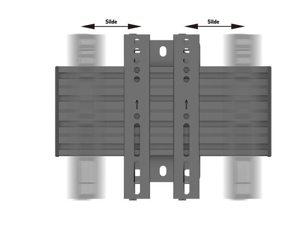 Multibrackets Wallmount Pro MBW1U Fixed 200 Black 