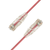 LinkIT U/UTP SlimPatch Cat6a red 3m AWG28/7 | LSZH |Snagless | OD 3.6mm 