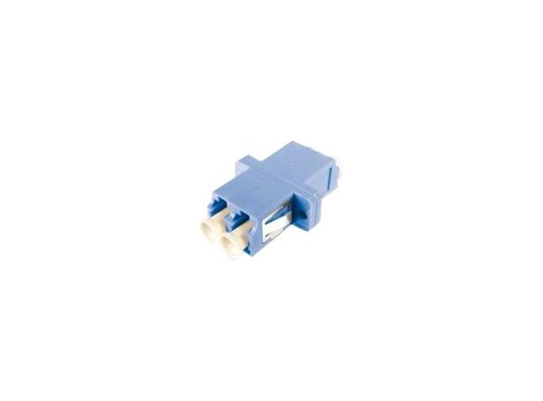 LinkIT Fiber adapter LC/LC Duplex SM | Clips and flanges | Blue 