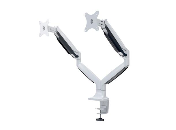 Multibrackets Deskmount Gas Spring Dual White 