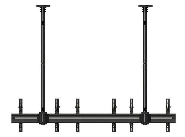 Multibrackets Pro takfeste MBC3X1U 600x400, 150 Kg, 58-315cm, 3 x 40-65" 