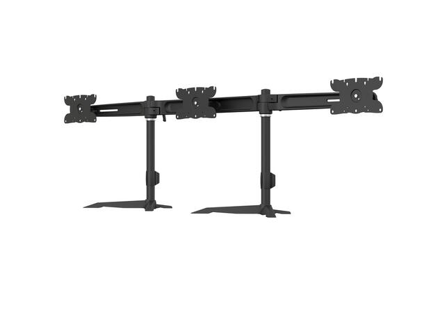 Multibrackets bordstativ, triple 24-32" 3 X 24"-32" Maks 24kg, maks Vesa 200x100 