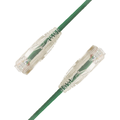 LinkIT SlimPatch U/UTP Cat6a gr&#248;nn 0.5m AWG 28/7 | LSZH | 3,6mm