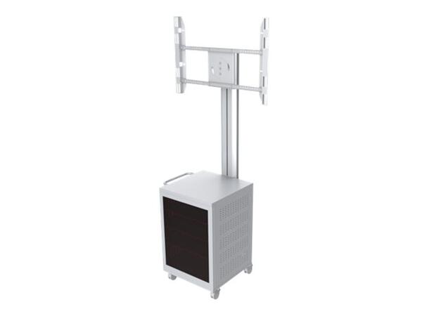 Multibrackets Public Display Stand 180 S ingle MediaBox4 Silver 