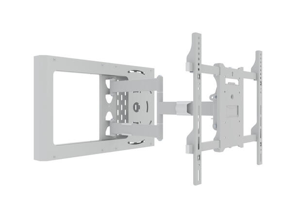 Multibrackets Veggfeste Flexarm STB Hvit,  400x400, 45Kg, 40-70" 