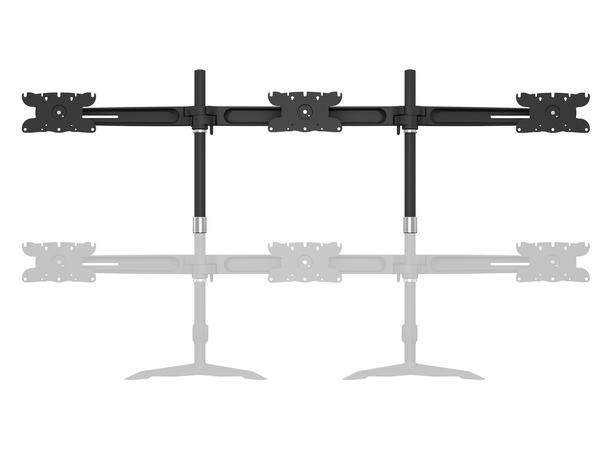 Multibrackets bordstativ, Triple 24-32" utvidelses kit, 3 X 24"-32" Maks 24kg, 