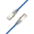 LinkIT F/UTP SlimPatch Cat6a blue 1m AWG 28 | LSZH | Snagless | OD 4.7mm 