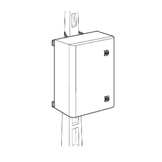 Lande Vertikalt stolpemonteringssett Passer diameter opp til 25cm