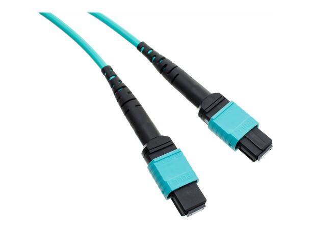 LinkIT MTP/MPO-B OM4 12c 10m USConec MTP Female-Female | LSZH | Aqua 