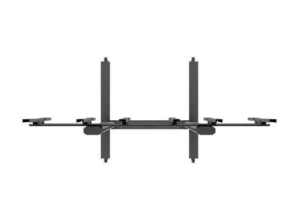 Multibrackets Gulvstativ 3 skjermer 40-55", 800x400, maks 160kg, Portrett 