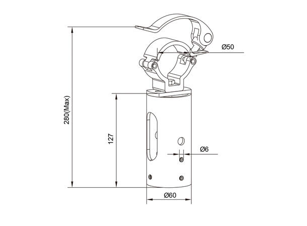 Multibrackets Pro Truss Clamp 