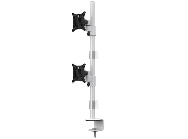 Multibrackets VESA Deskmount Officeline Dual Vertical White 