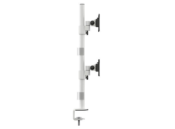 Multibrackets VESA Deskmount Officeline Dual Vertical White 