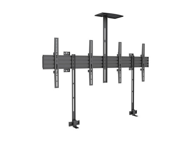 Multibrackets Veggfeste konferanse 2x65" 400x400, 60Kg, videokonferanse pakke 