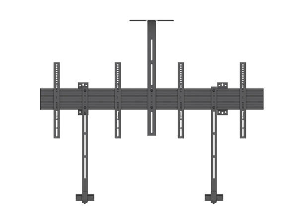Multibrackets Veggfeste konferanse 2x65" 400x400, 60Kg, videokonferanse pakke 