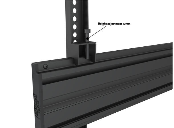 Multibrackets Veggfeste konferanse 2x65" 400x400, 60Kg, videokonferanse pakke 