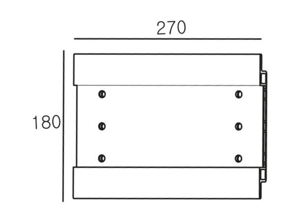 Multibrackets Videovegg utvidelses kit For public videowall 