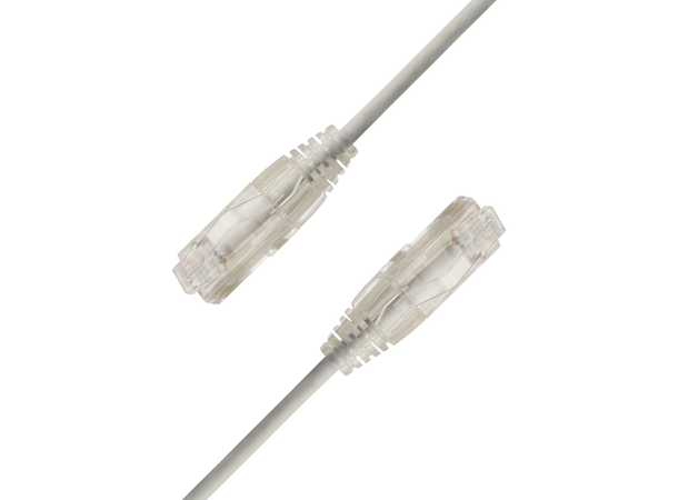 LinkIT U/UTP SlimPatch Cat6a grey 5m AWG28/7 | LSZH |Snagless | OD 3.6mm 