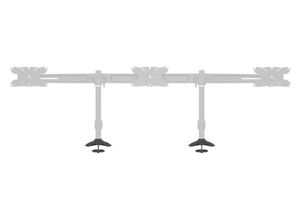 Multibrackets Desktopmount Single / Dual / Triple Stand Grommet Base 