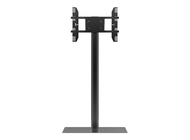 Multibrackets Display Stand 180 Single B lack w. Floorbase 