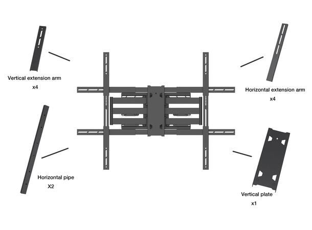 Multibrackets Flexarm Pro Extenderkit, 1 200x900 