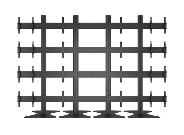 Multibrackets Gulvstativ 16 skjermer 40-55", 800x400, maks 600kg, 