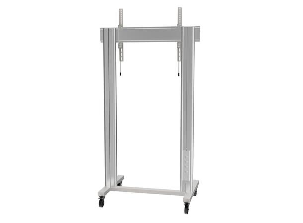 Multibrackets Gulvtralle 180 Dual Sølv, 125kg,VESA 1200x600, 70-110" 