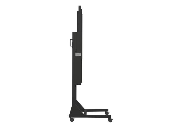 Multibrackets Gulvtralle motorisert 80Kg 80Kg 50 cm høydejustering, 42-110", Sort 