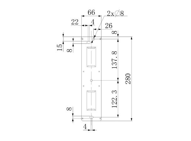 Multibrackets VESA Flexarm Thin White 