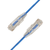 LinkIT U/UTP SlimPatch Cat6a blue 3m AWG28/7 | LSZH |Snagless | OD 3.6mm 