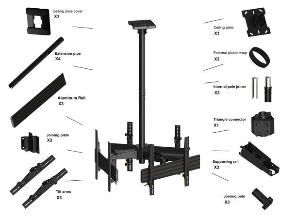 Multibrackets Ceiling Mount Pro MBC3U 