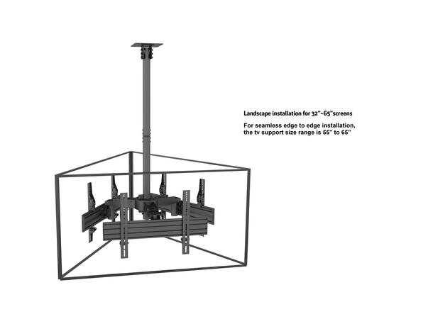 Multibrackets Ceiling Mount Pro MBC3U 