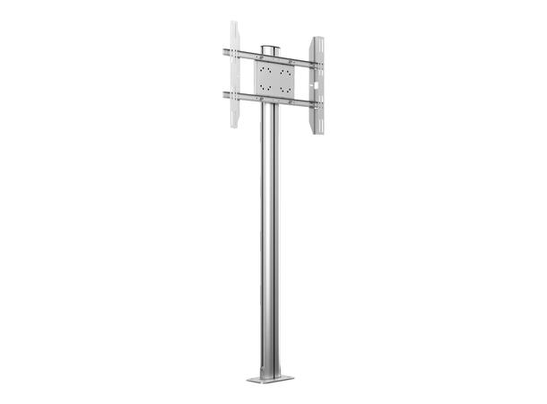 Multibrackets Display Stand 180 Single S ilver w. Floormount 