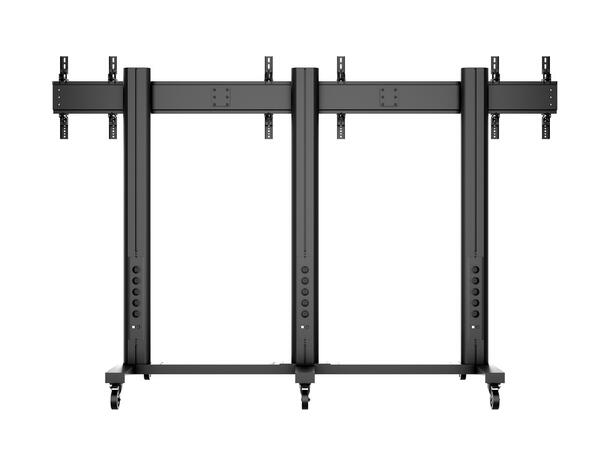 Multibrackets Gulvstativ 3 skjermer 40-55", 800x400, maks 120kg, 