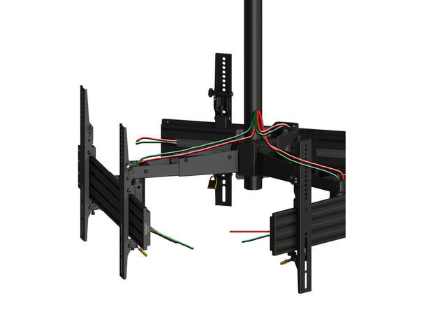 Multibrackets Pro takfeste MBC3U 600x400, 90 Kg, 58-315cm, 3 x 40-65" 