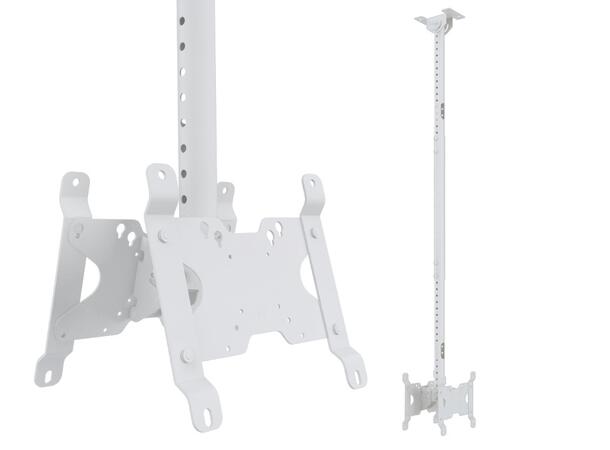 Multibrackets Public Ceilingmount Small Back to Back White 1500 