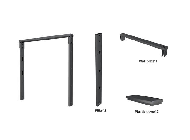 Multibrackets Takfeste OM55N-D Svart, 80 Kg, for Samsung OM55N-D 