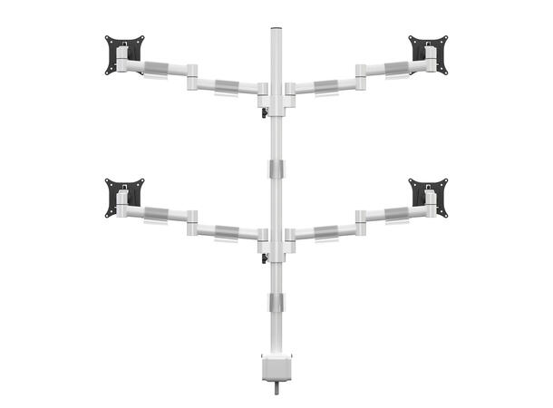 Multibrackets VESA Deskmount Officeline Quad White 