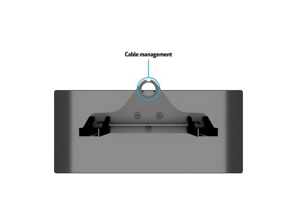 Multibrackets VESA Tablestand Turn X-Sma ll MAX 200x200 Black 