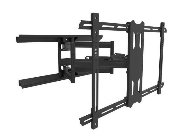 Multibrackets Vegfeste dual Flexarm Svart, 700x400, 60Kg, 55"-80" Outdoor 