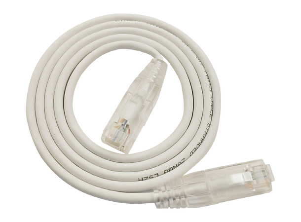 LinkIT U/UTP SlimPatch Cat6a white 3m AWG28/7 | LSZH |Snagless | OD 3.6mm 