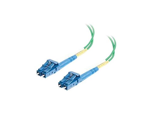 LinkIT fiber patch OS2 LC/LC 5m Duplex | SM | LSZH | Green 