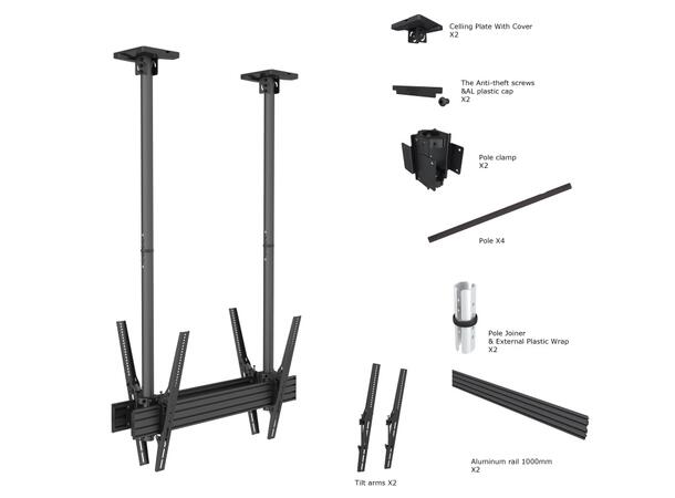 Multibrackets Ceiling Mount Pro MBC1UX2S D 900 