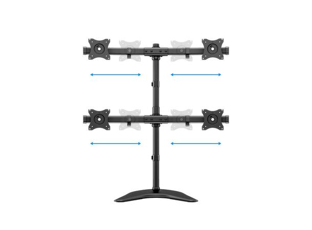 Multibrackets Deskstand Basic Quad 