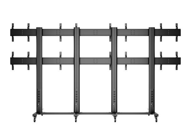 Multibrackets Gulvstativ  8 skjermer 40-55", 800x400, maks 320kg, 