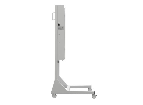 Multibrackets Gulvtralle motorisert 80Kg 80Kg 50 cm høydejustering, 42-110",Hvit 